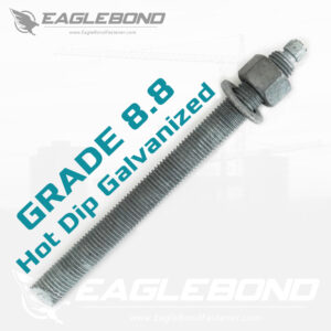 Chemical Bolt - Anchor Rod - Hot Dipped Galvanized Grade 8.8